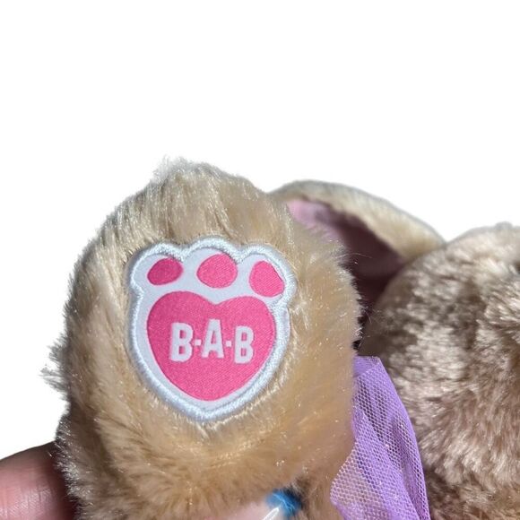 Build A Bear Workshop Bunny with Tulle Sparkle Dress and Sneakers - Picture 5 of 9